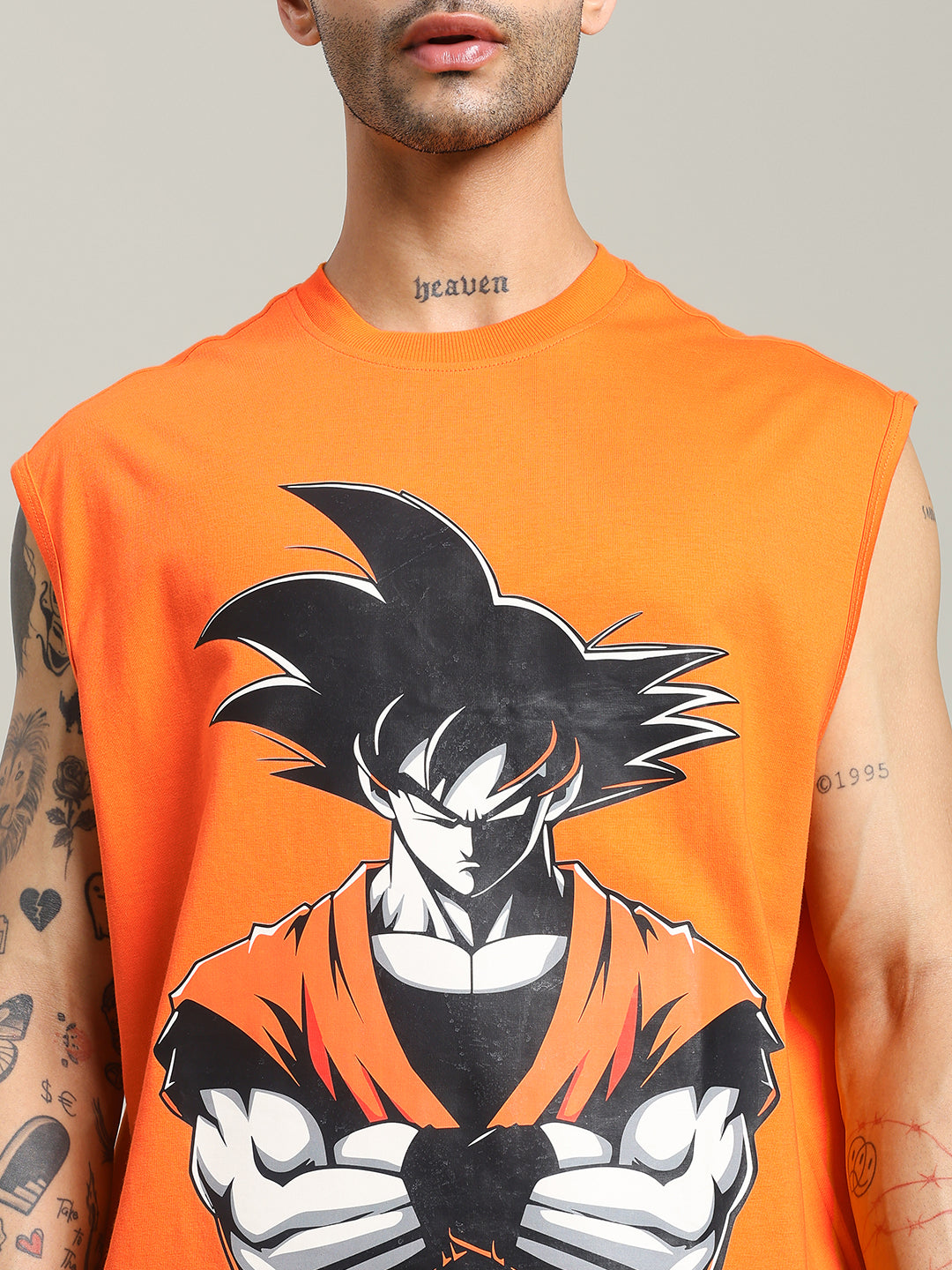 SUPER SAIYAN GYM T-SHIRT (ORANGE)