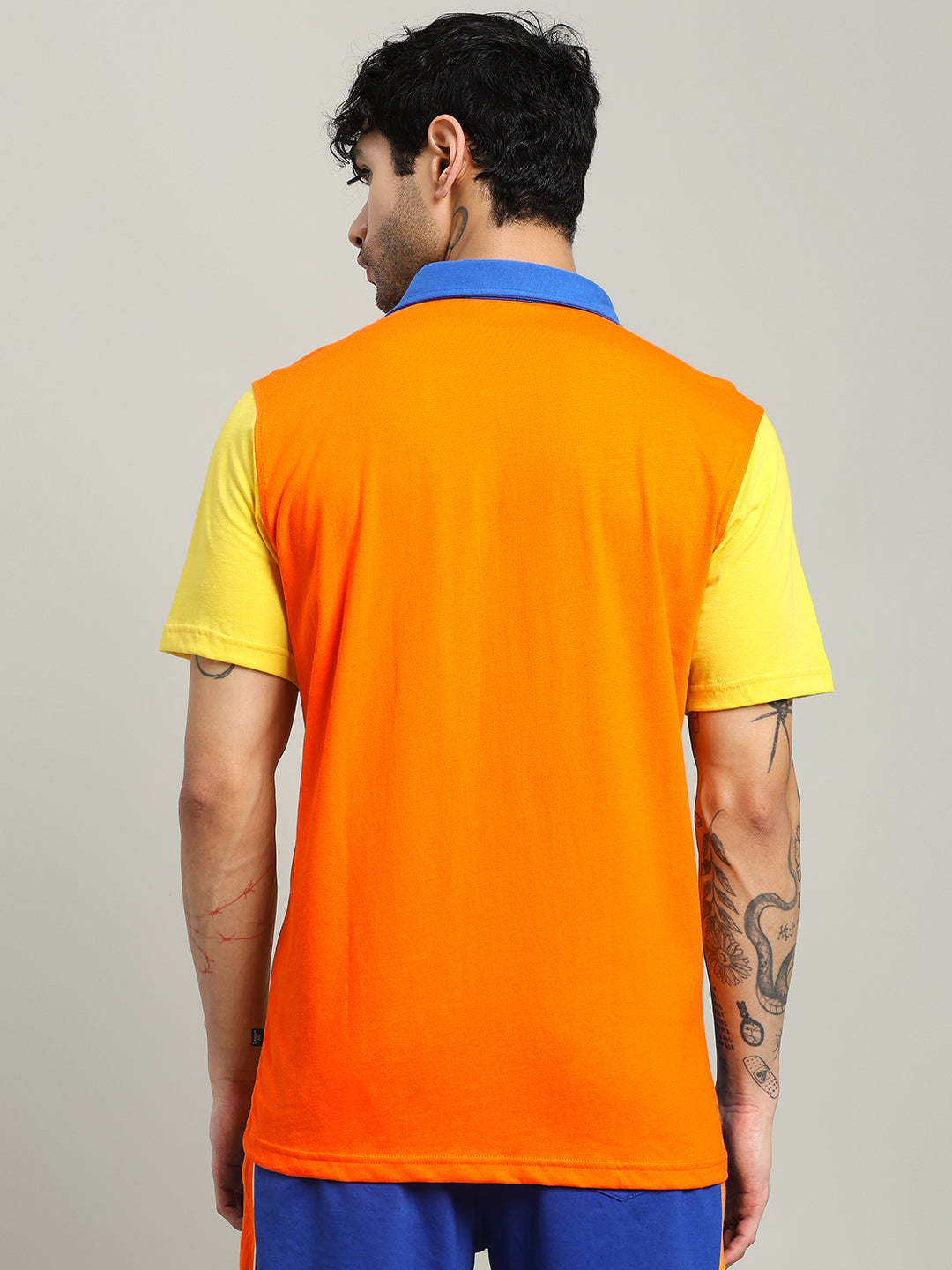 APEX REGULAR FIT SHIRT (MULTI ORANGE)