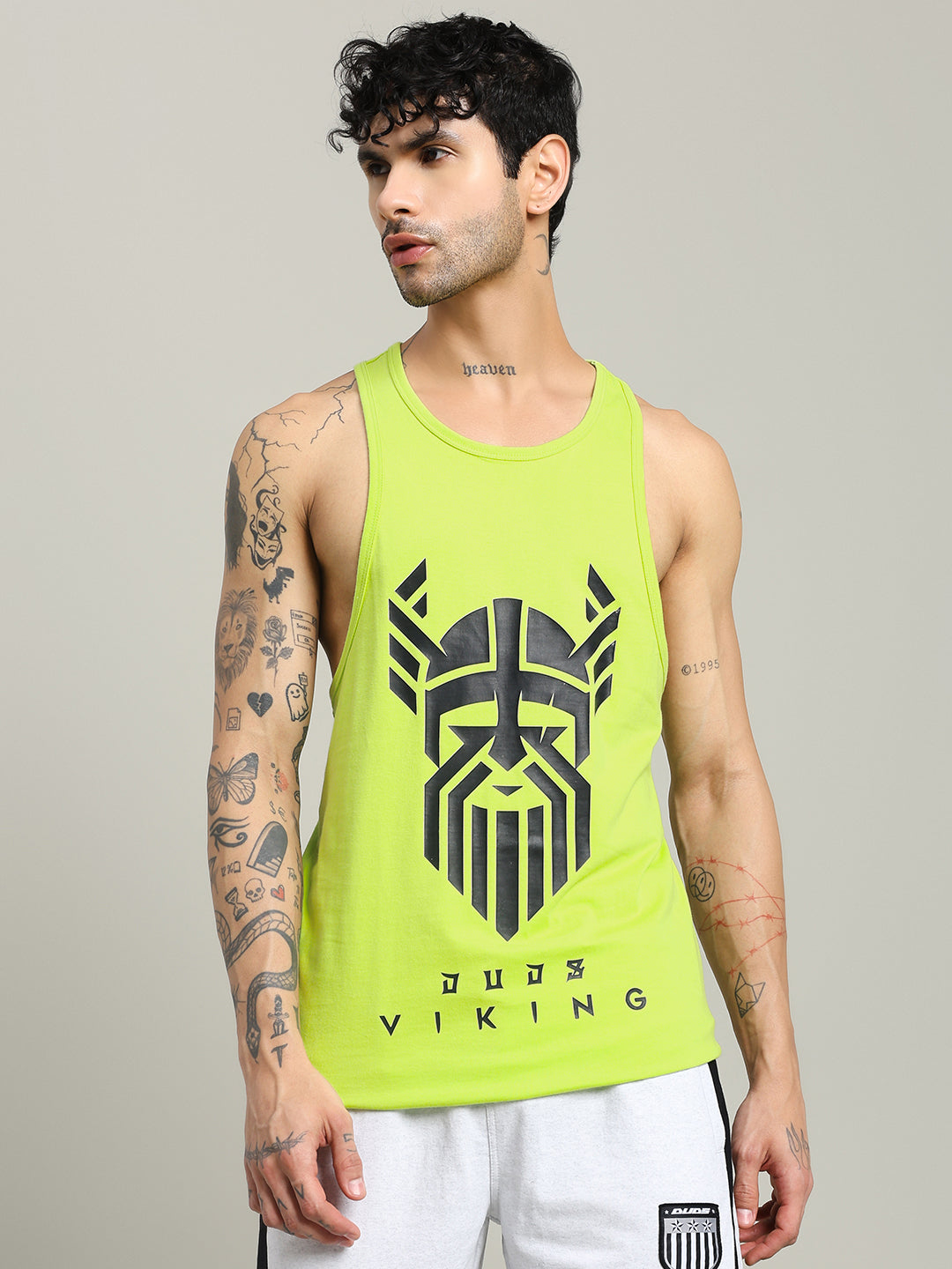 GLADIATOR GYM T-SHIRT (NEON GREEN)