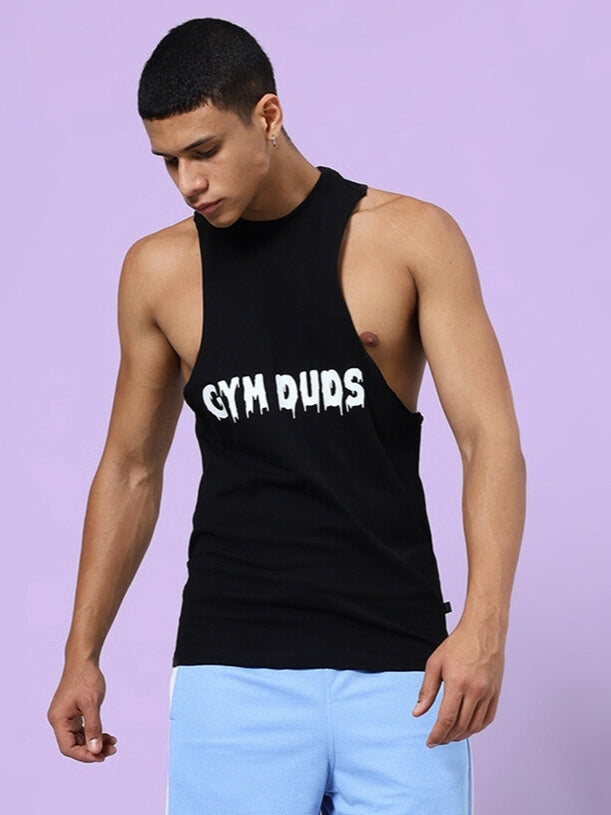 CRUNCH GYM T-SHIRT (BLACK)