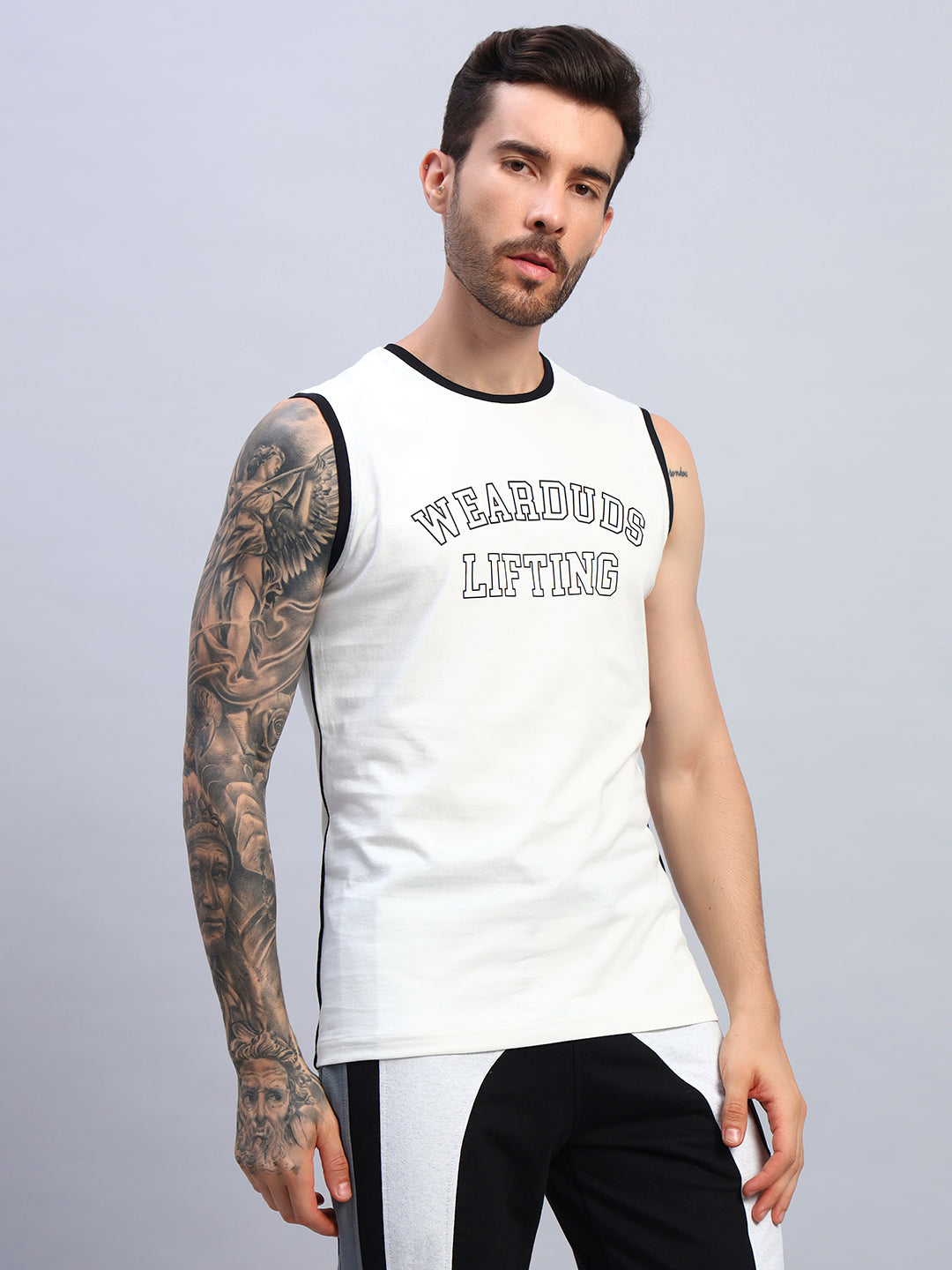 LIFT UP REGULAR FIT T-SHIRT (OFF WHITE)