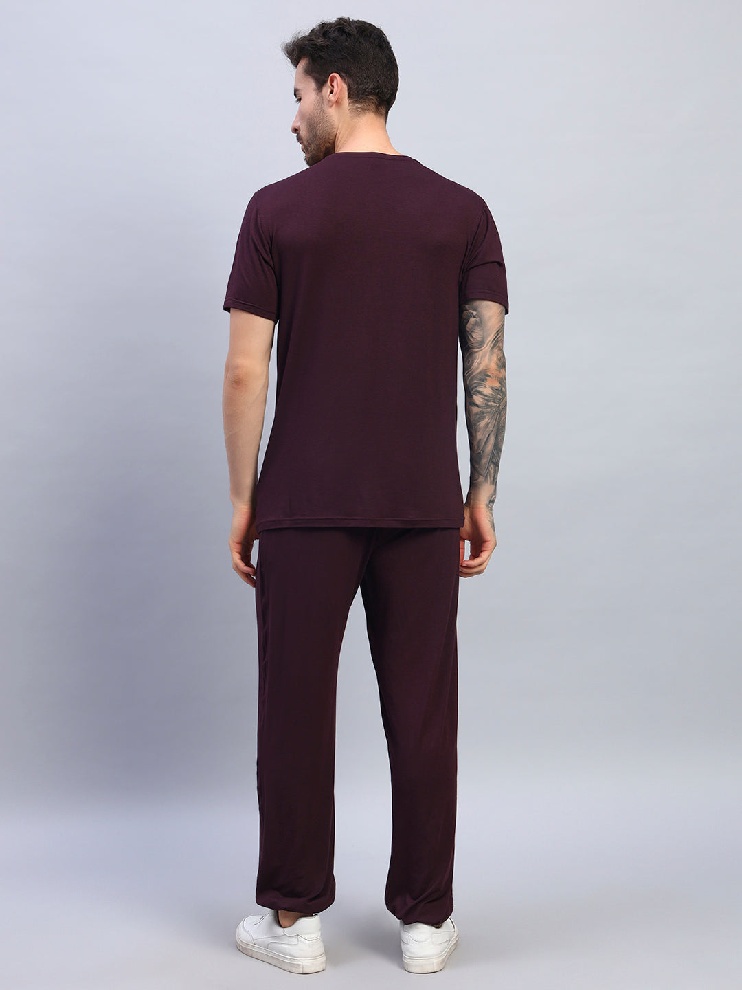 AMBLE CO-ORD SET (MAROON)