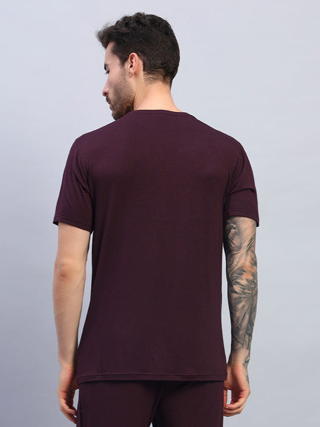 AMBLE T-SHIRT (MAROON)