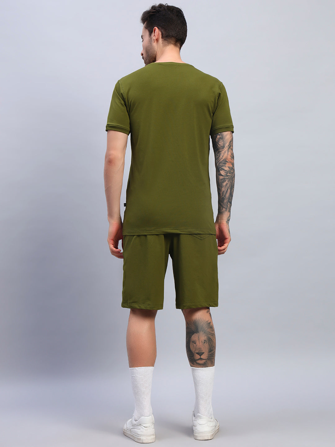 GREEBLE CO-ORD SET (OLIVE GREEN)