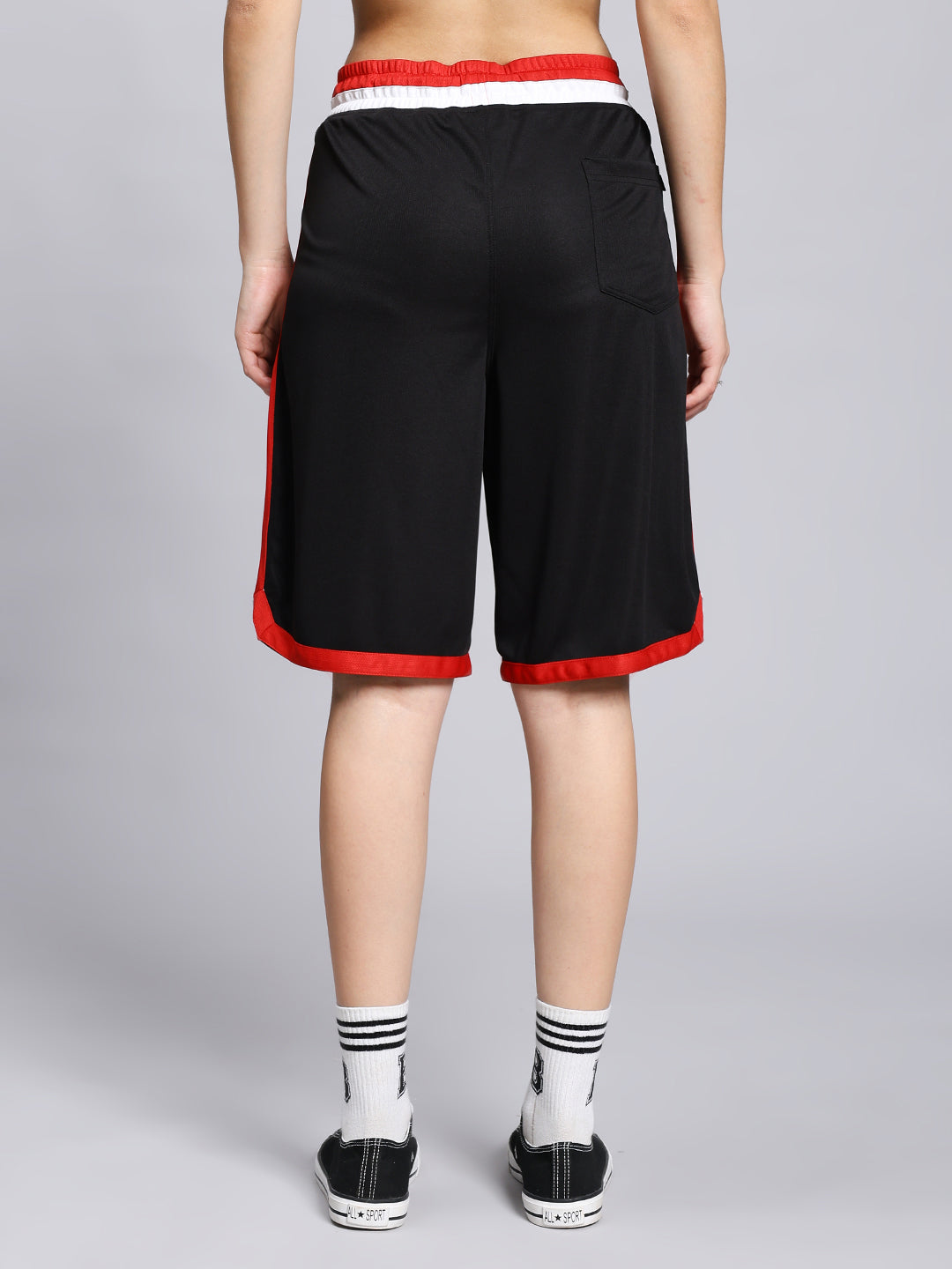 WOMEN'S PORTIA REGULAR FIT SHORTS (BLACK)