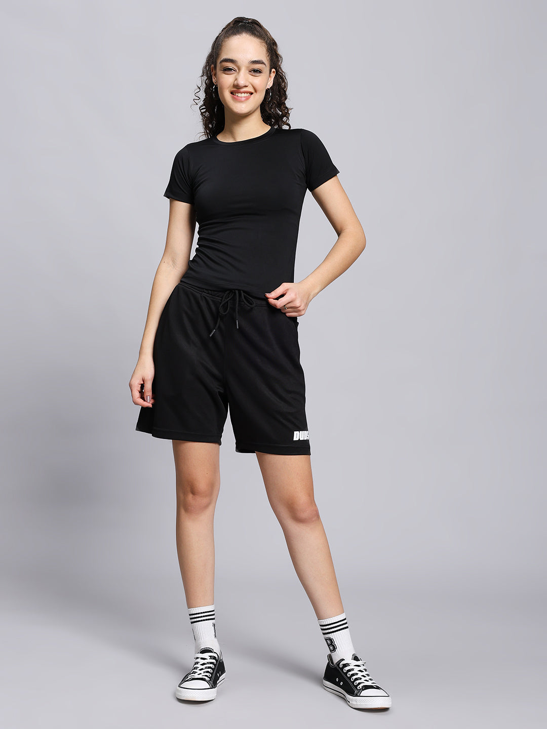 Women's Wily Tactical Regular Fit Shorts (Black)