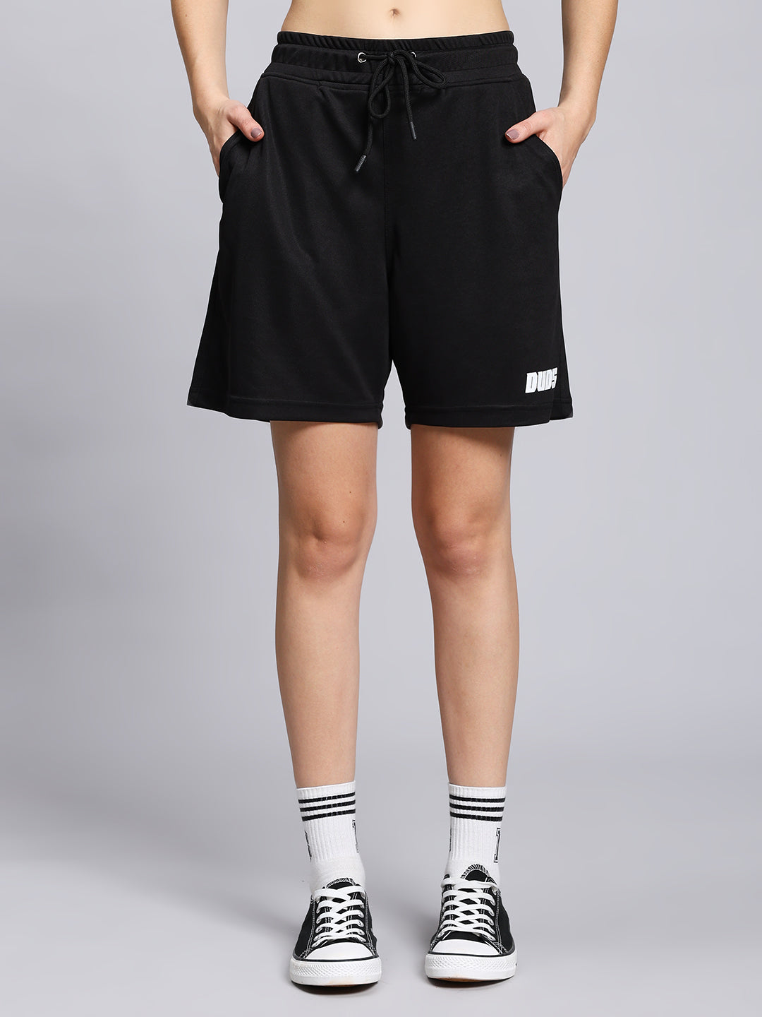 Women's Wily Tactical Regular Fit Shorts (Black)
