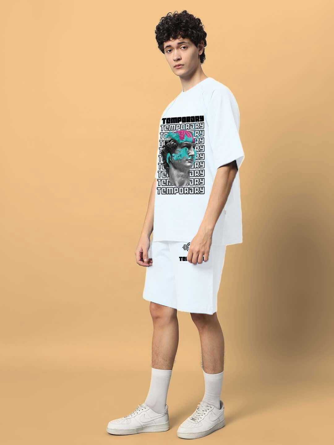 Temporary Co-Ord Set with Print (White)