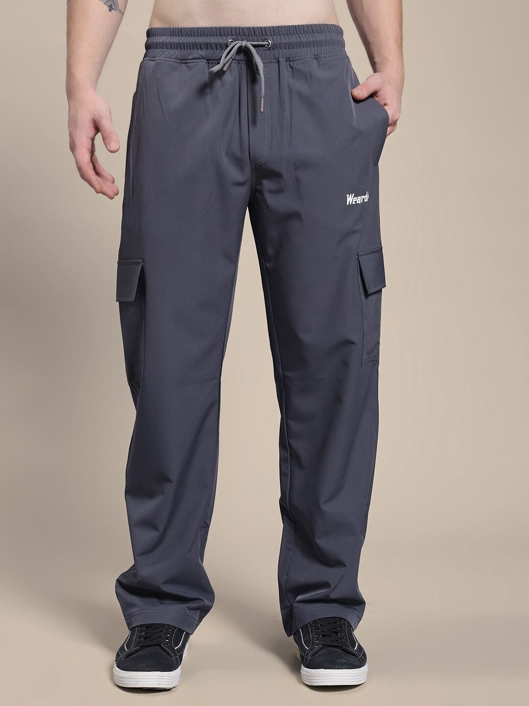 JIMMY RELAXED FIT MULTI POCKET JOGGER DARK GREY providing comfort and style with a modern design, featuring practical multi-pocket utility.