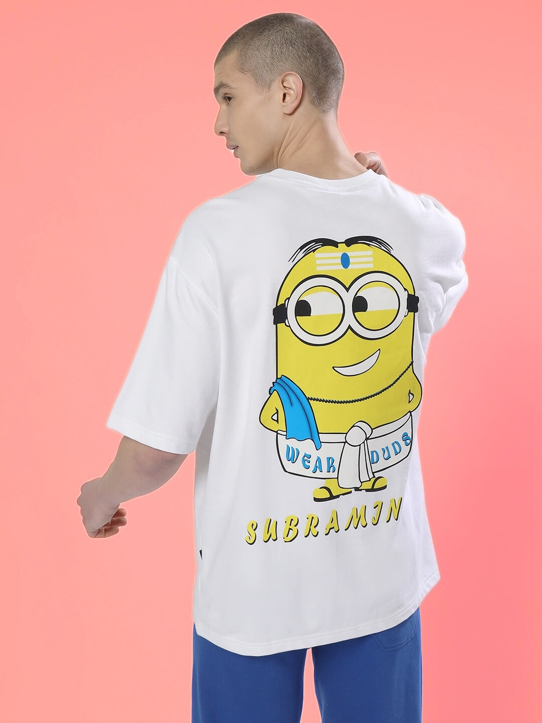 Subramin Minion Over-Sized T-Shirt (White)