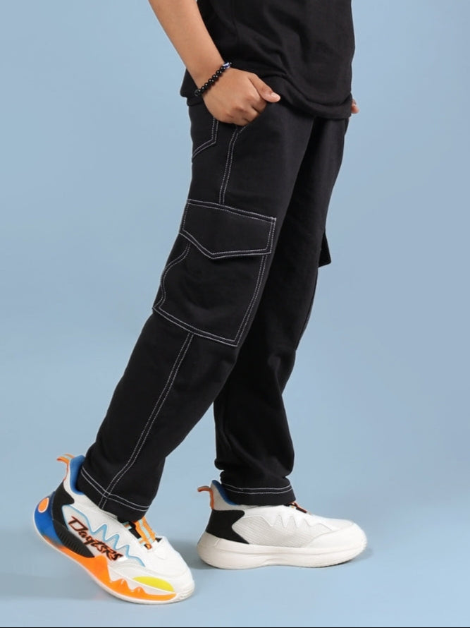 CARPENTER JOGGER FOR BOYS & GIRLS (BLACK)