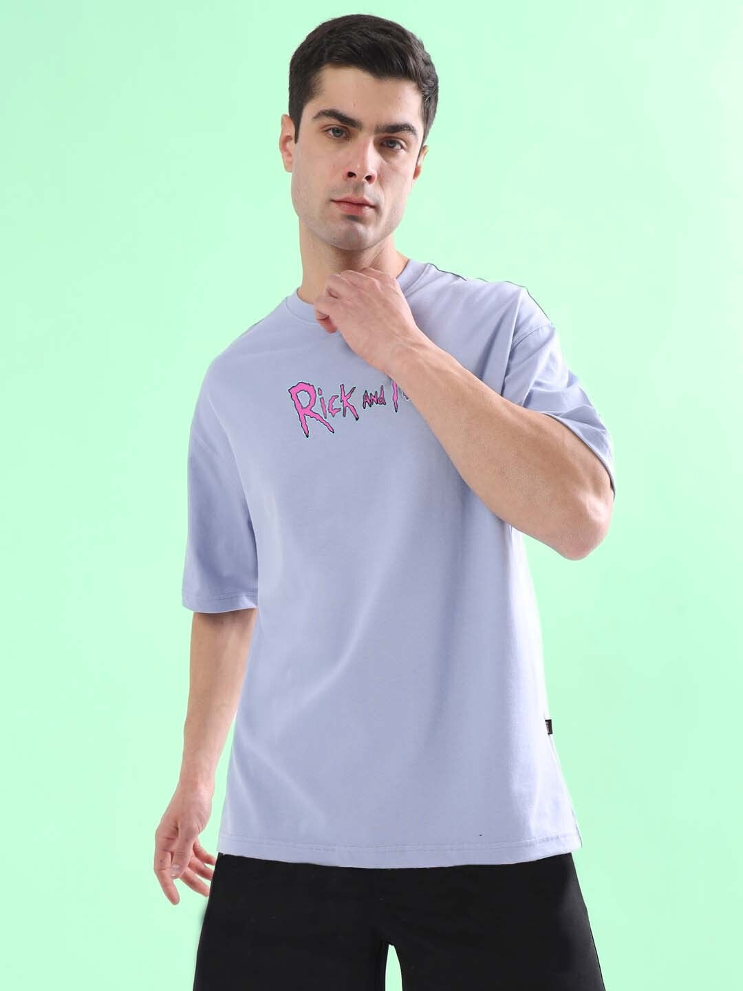 Back In Time Over-Sized T-Shirt (Lilac)