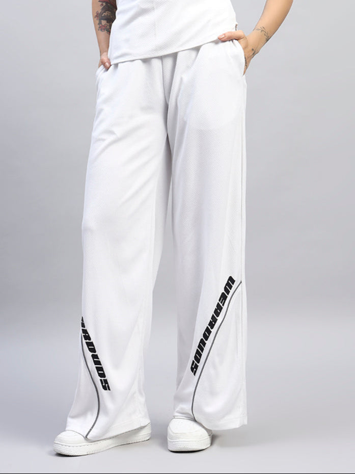 WOMEN'S CUBBY RELAXED FIT BAGGY JOGGERS (WHITE)