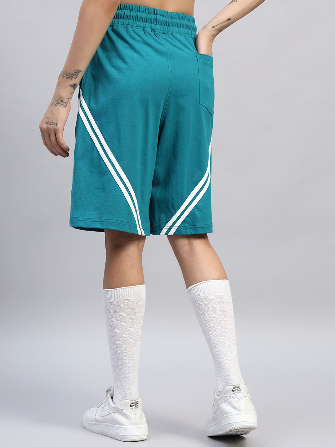 WOMEN'S STAR JUMPER SUMMER CO-ORD SET (TEAL)