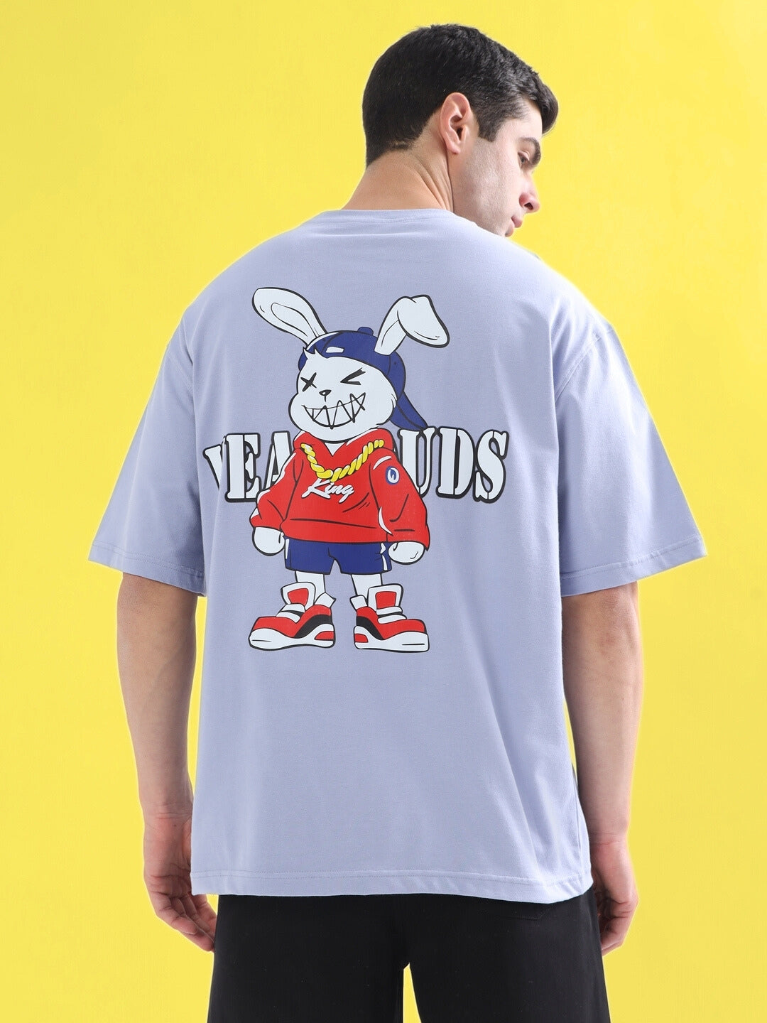 Rapper Bunny Over-Sized T-Shirt (Lilac)