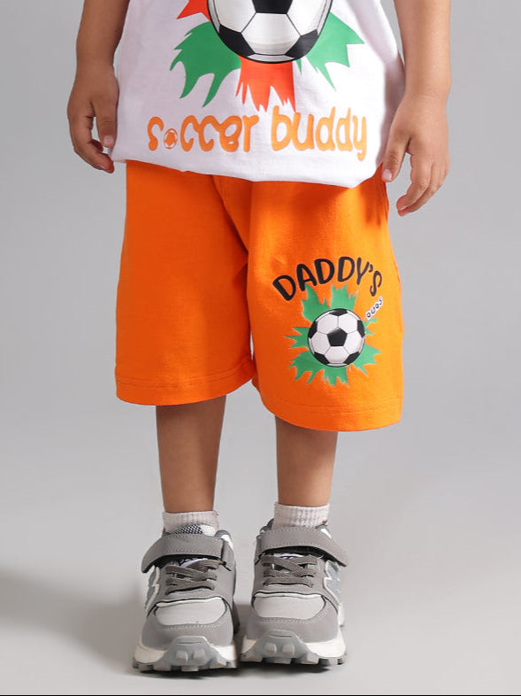 BUDDY SHORTS FOR BOYS & GIRLS (ORANGE)