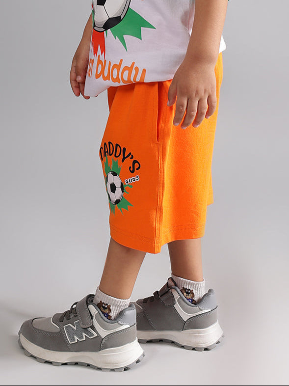 BUDDY SHORTS FOR BOYS & GIRLS (ORANGE)
