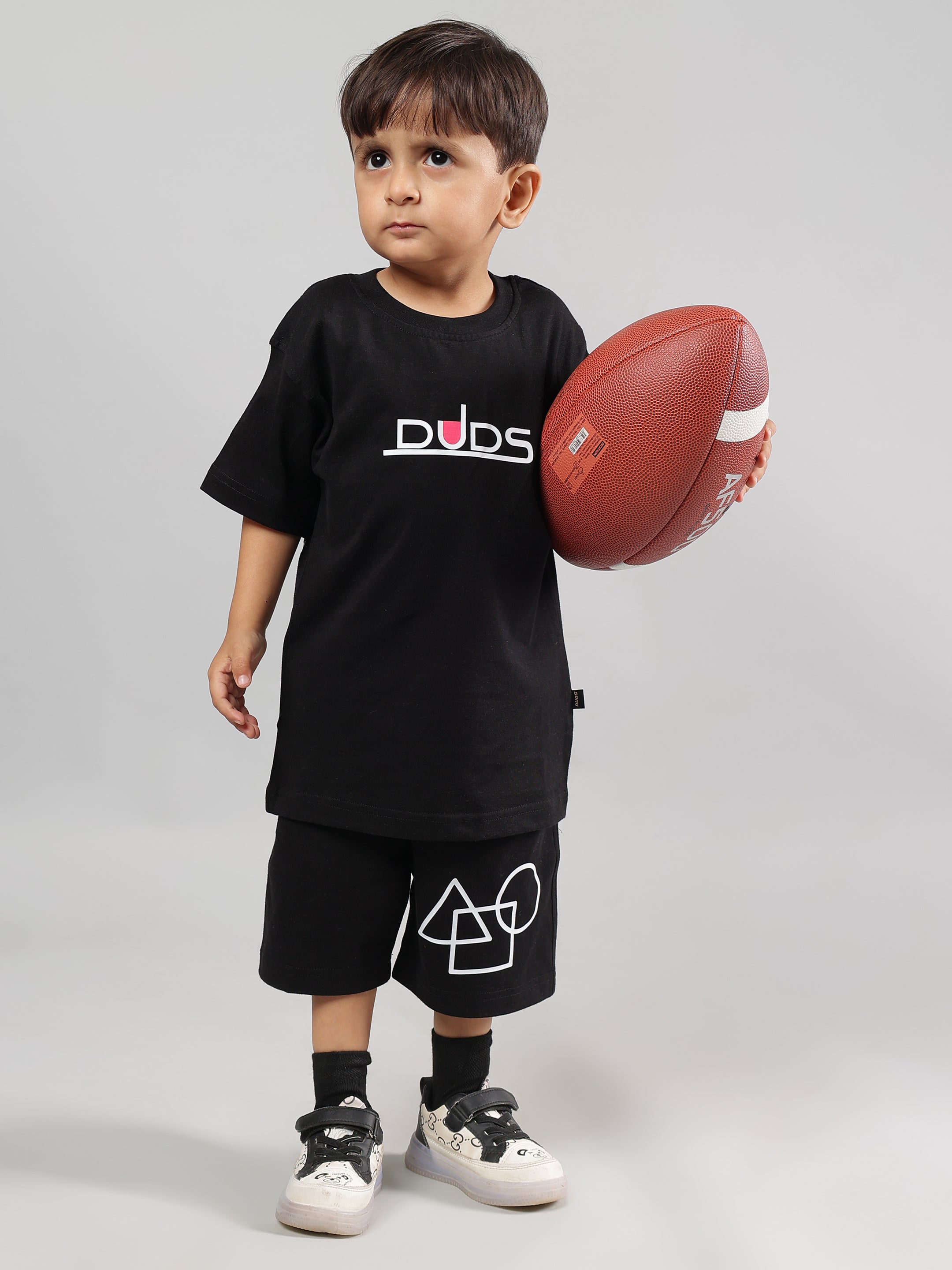 SQUID BATTLE T-SHIRT FOR BOYS & GIRLS (BLACK)
