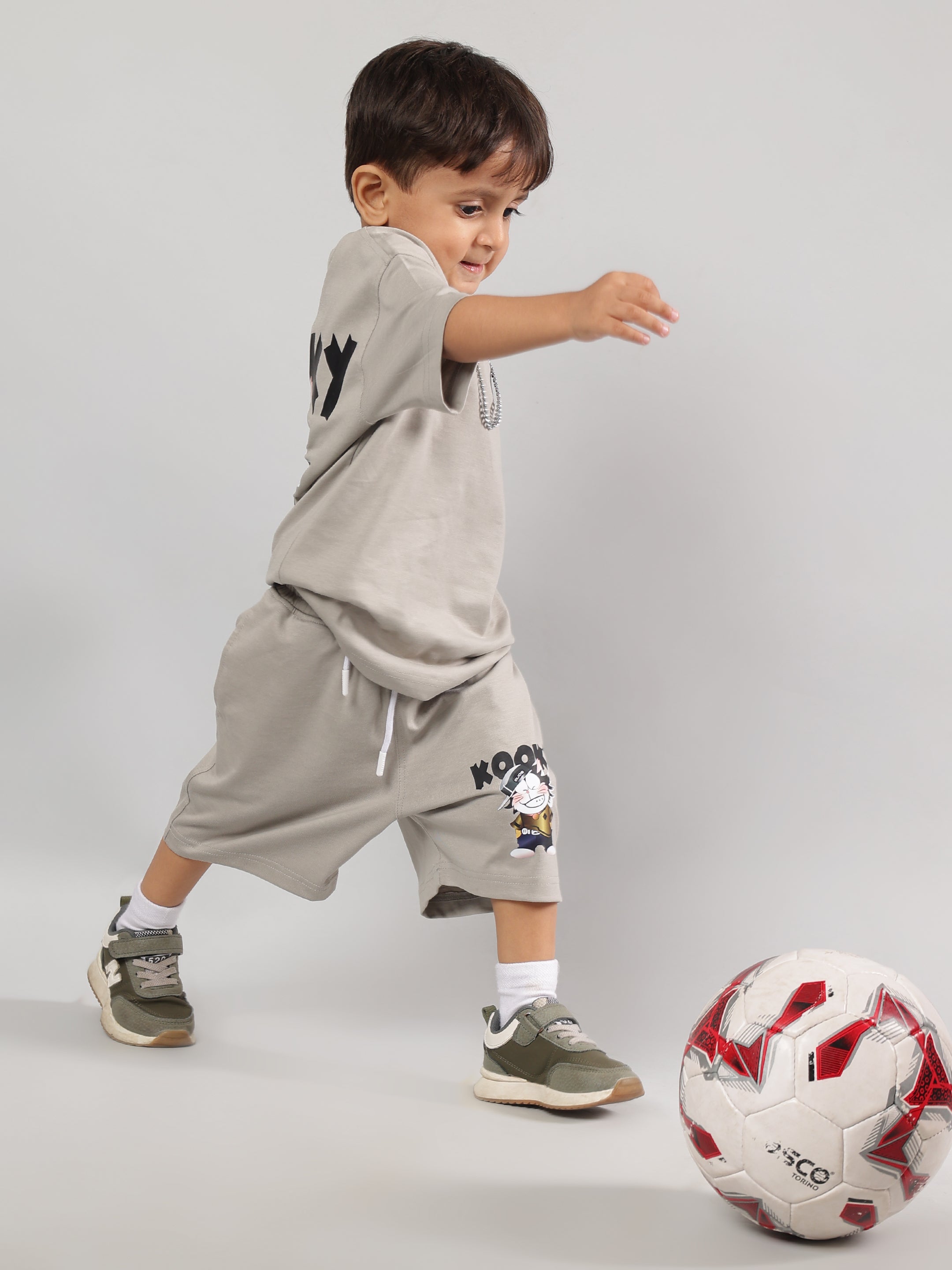 KOOKY SHORTS FOR BOYS & GIRLS (GREY)