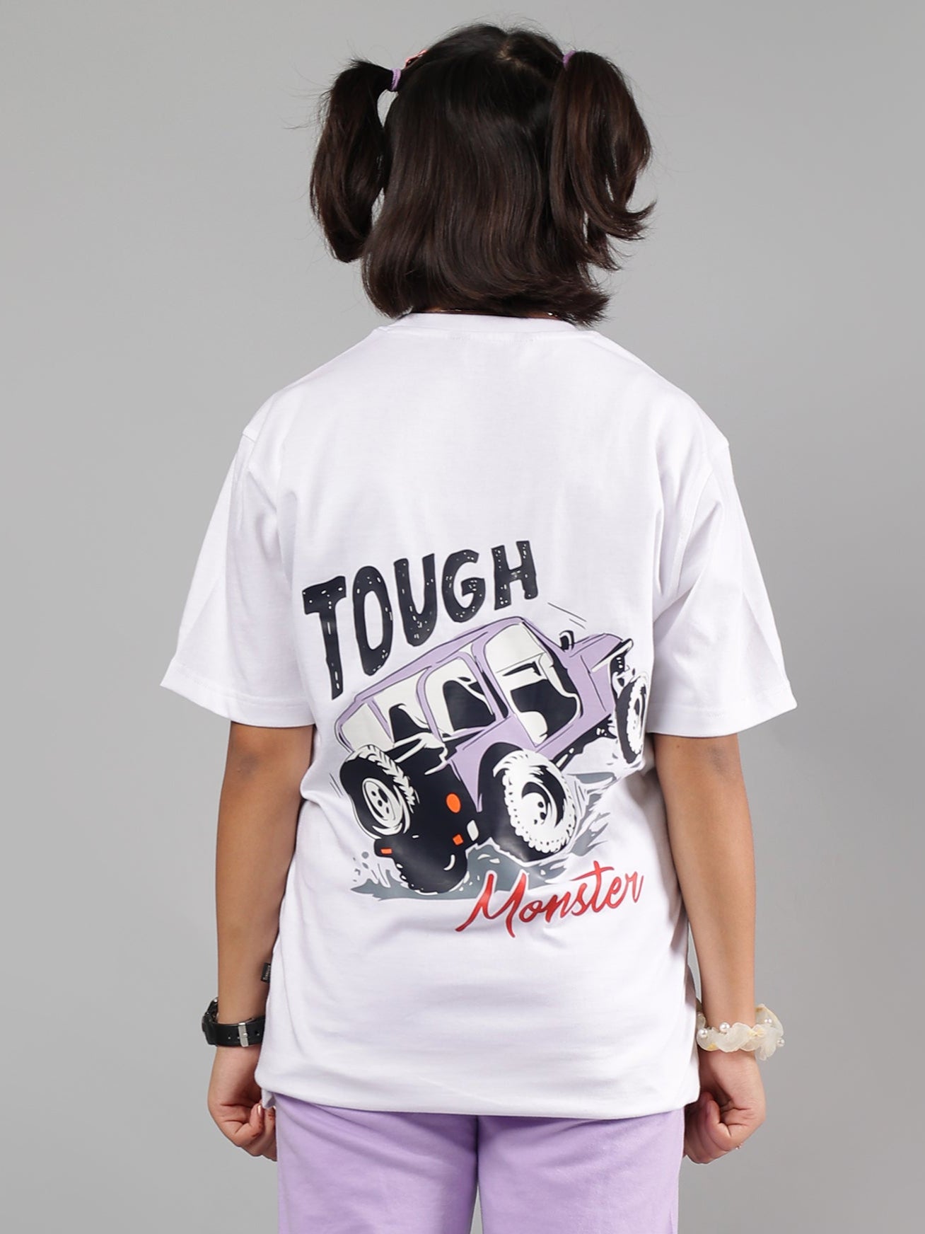KNIGHT RYDER T-SHIRT FOR BOYS & GIRLS (WHITE)