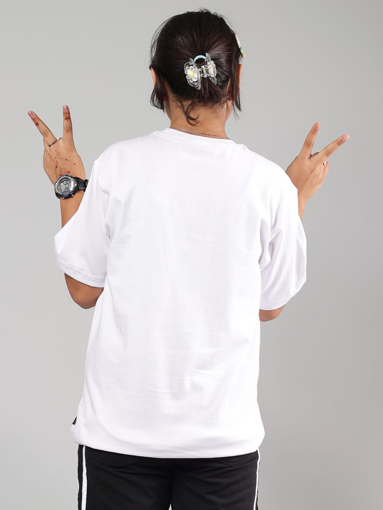 GIXXER T-SHIRT FOR BOYS & GIRLS (WHITE)