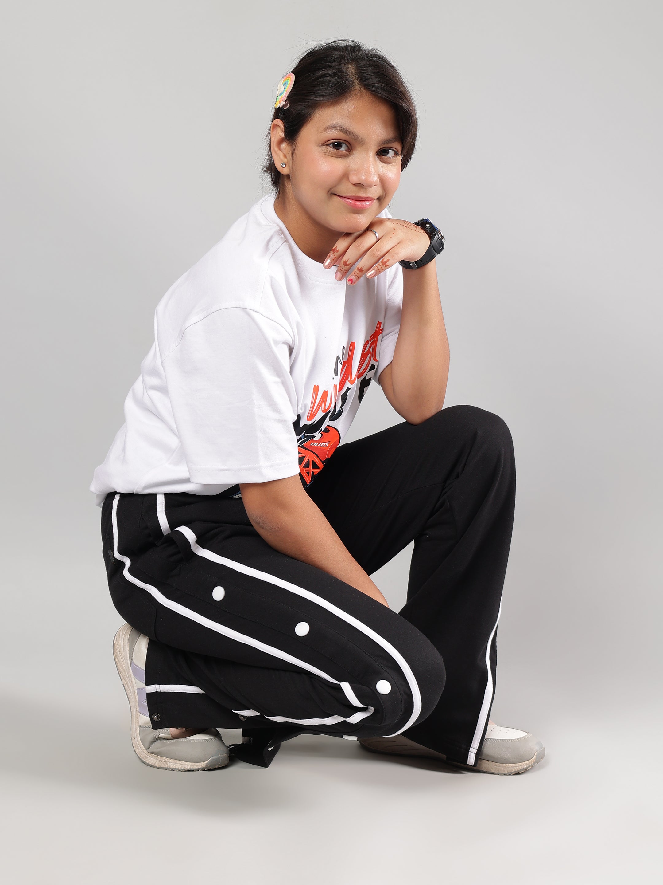GIXXER T-SHIRT FOR BOYS & GIRLS (WHITE)