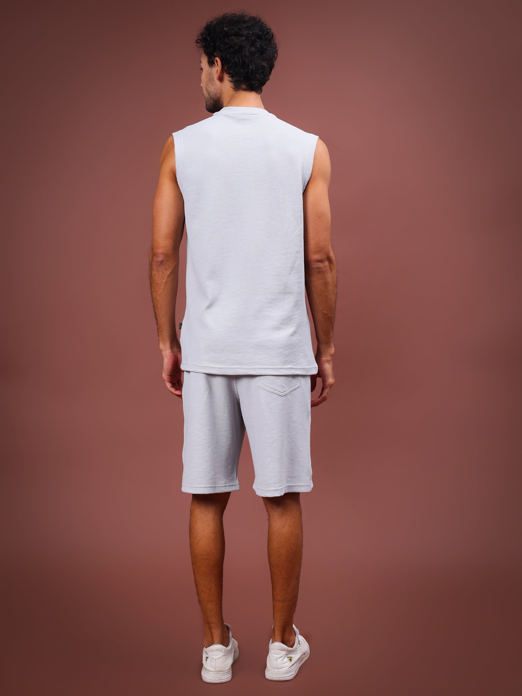 Low-key Solid  Co-Ord Set (Grey)