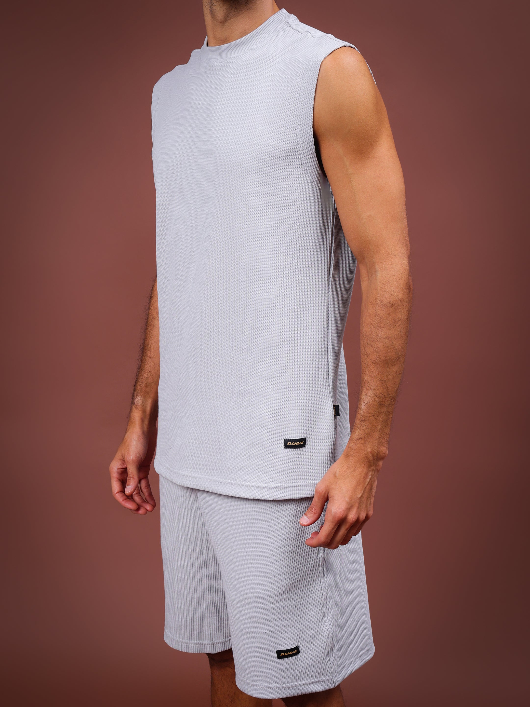 Low-key Solid  Co-Ord Set (Grey)
