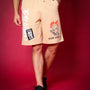 Duds Anime Girl Regular Fit Shorts (Light Orange)