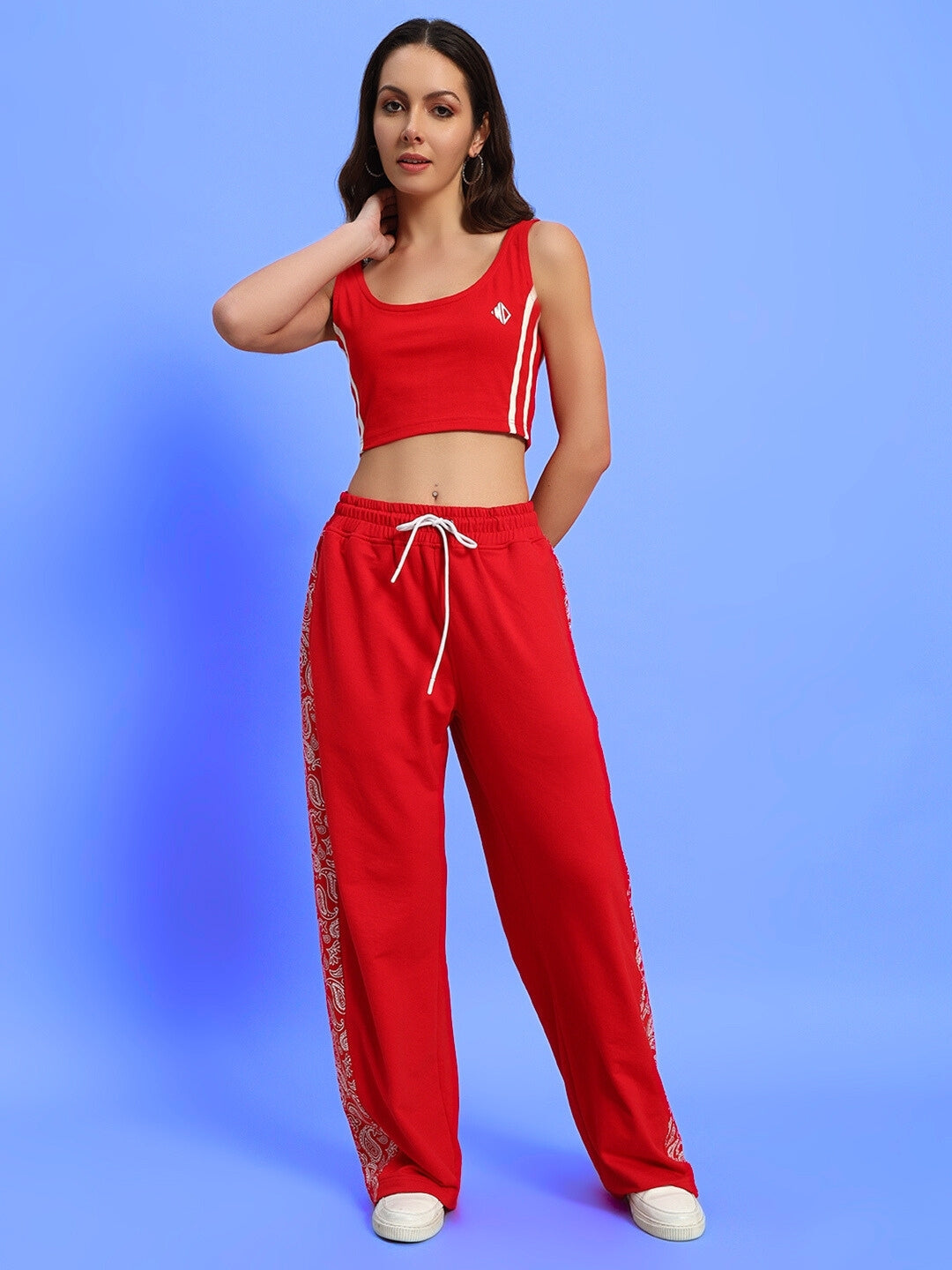 WOMEN'S BEVY CO-ORD SET (RED)