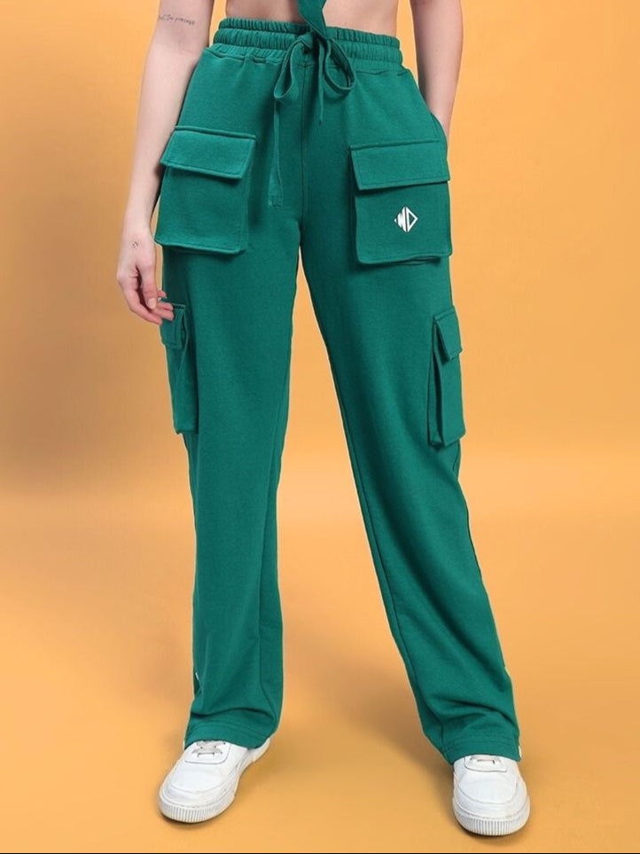 WOMEN'S BRACE 8 POCKET CARGO PANT (GREEN)