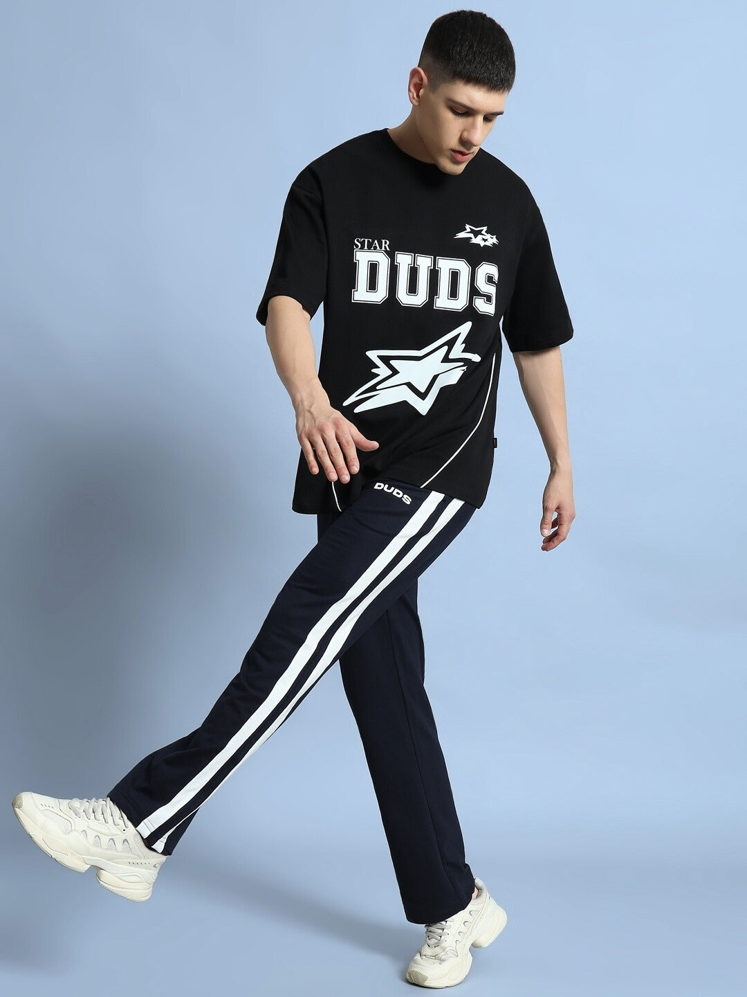 FUTURE ICON 2 STRIPE JOGGER (NAVY BLUE)