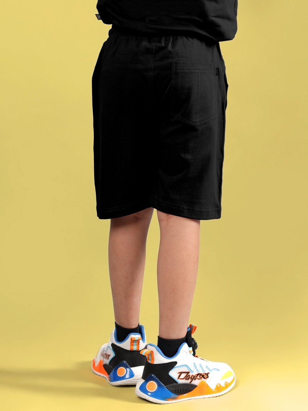 FUNNY CHICKEN PRINTED SHORTS FOR BOYS & GIRLS (BLACK)