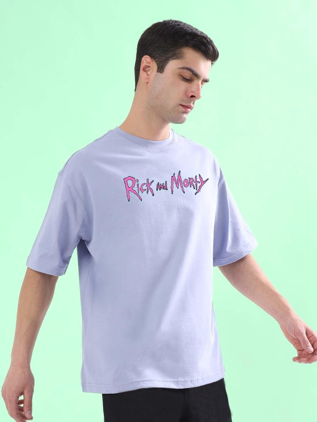 Back In Time Over-Sized T-Shirt (Lilac)