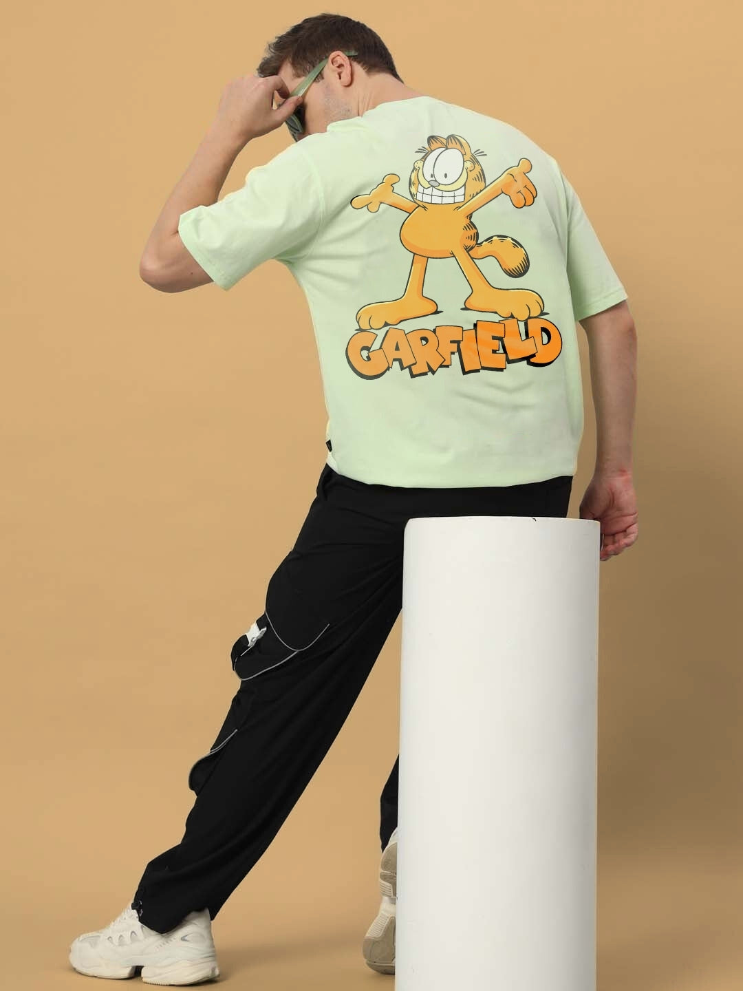 Garfield Over-Sized T-Shirt (Celery Ice)
