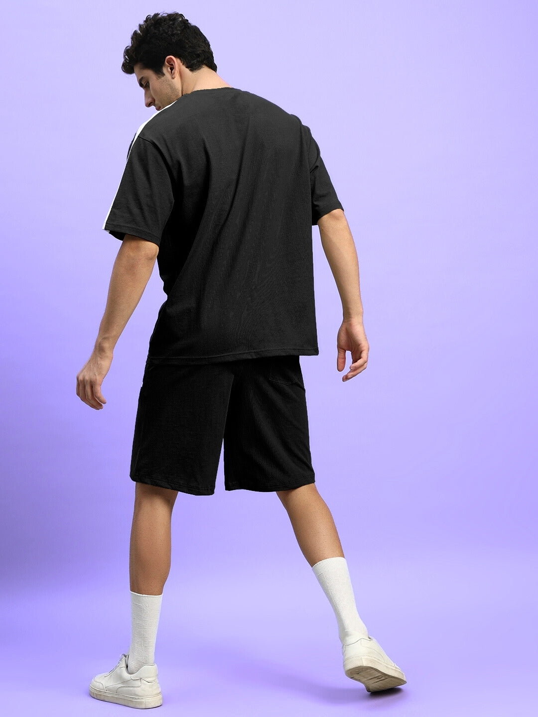 WIDELINE SUMMER CO-ORD SET (BLACK)