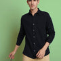 Navy Blue Sporty Pique Shirt