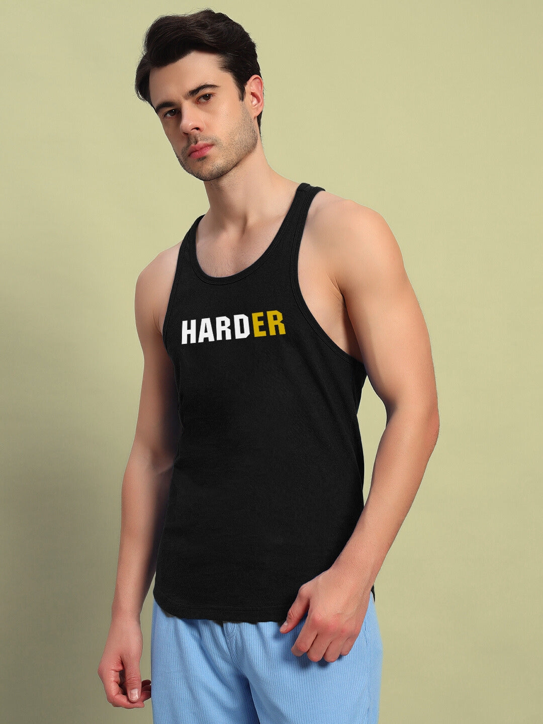 HARDER GYM T-SHIRT (BLACK)