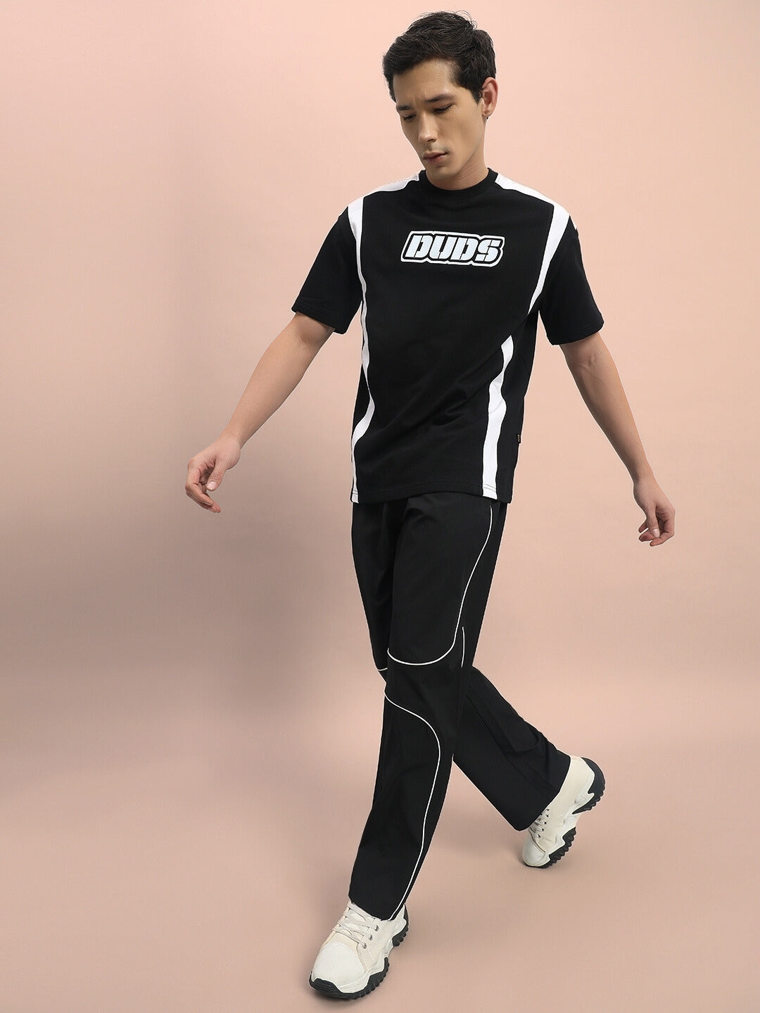 PARABOLIC PARACHUTE CARGO PANTS (BLACK)