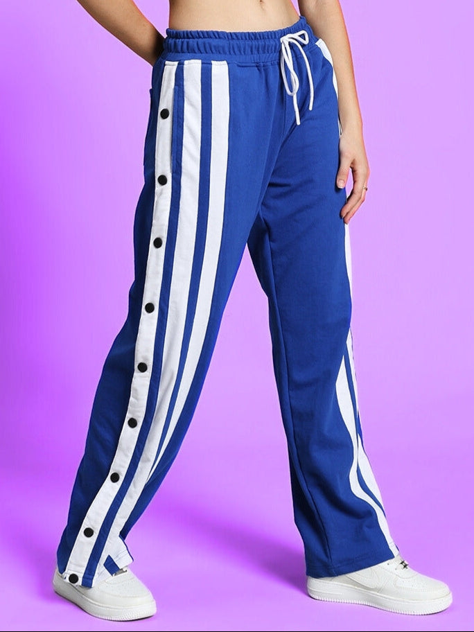 WOMEN'S DANCER JOGGERS (R BLUE-WHITE)