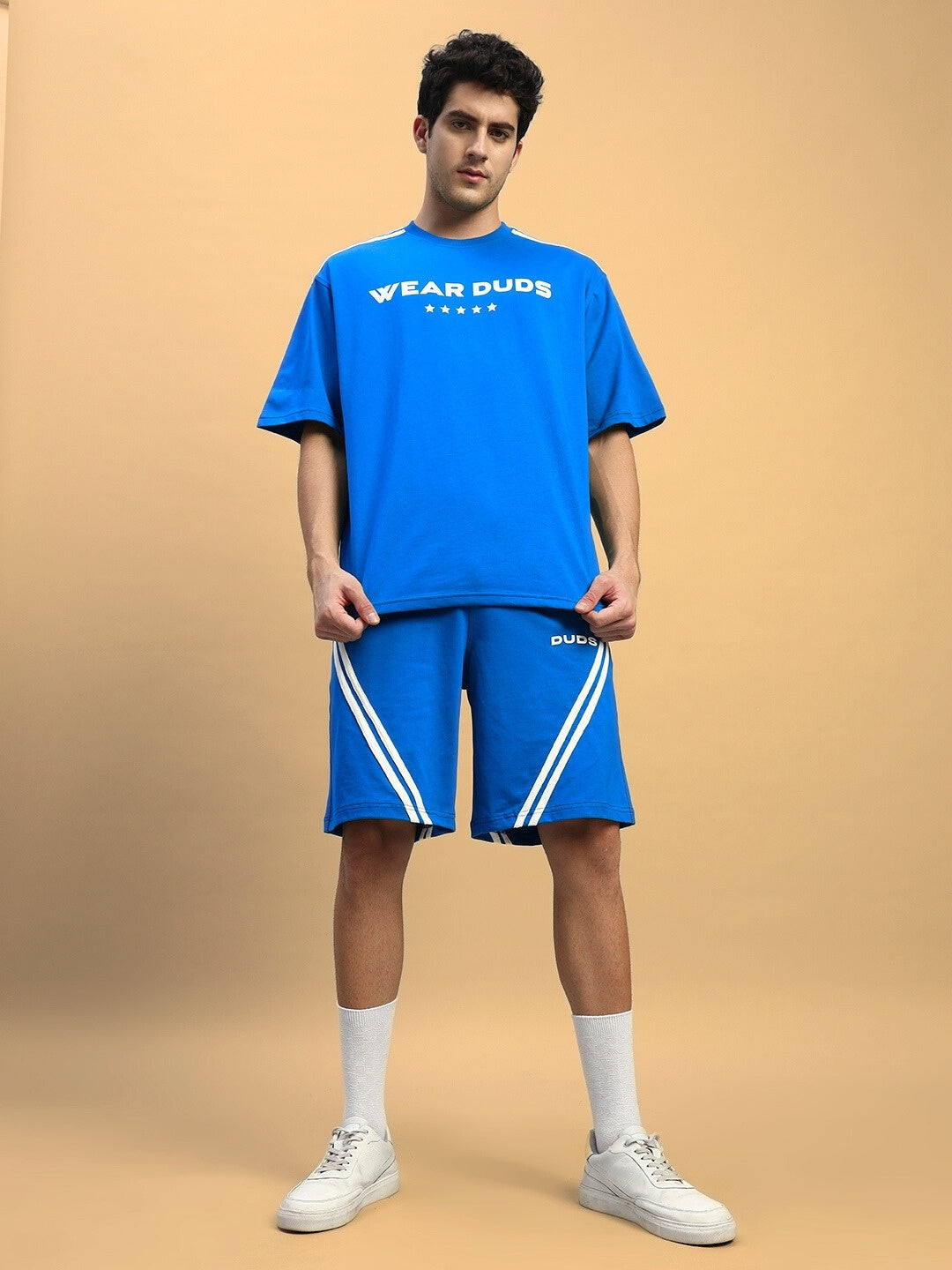 STAR JUMPER SUMMER CO-ORD SET (ROYAL BLUE)