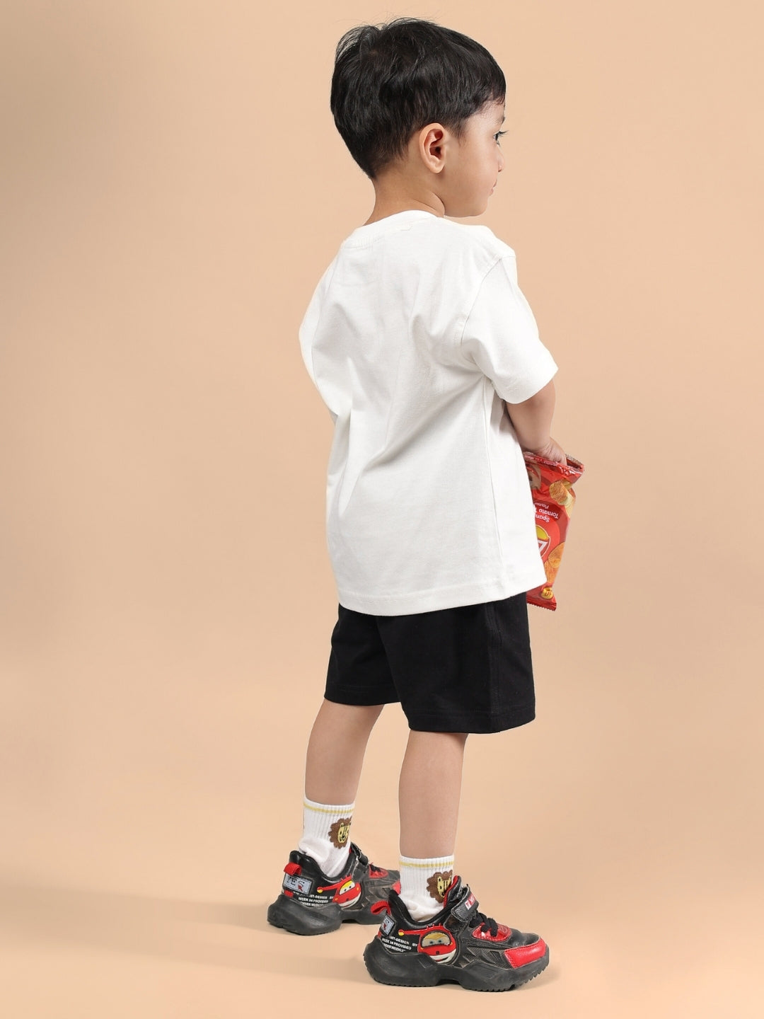 HAKUNA MATATA CO-ORD FOR BOYS & GIRLS (OFF WHITE-BLACK)