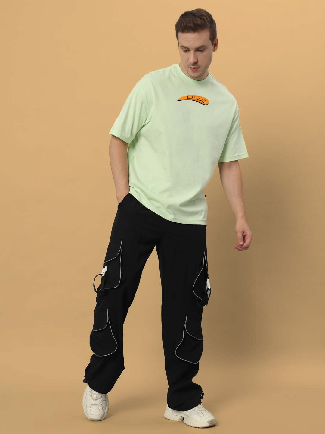 Garfield Over-Sized T-Shirt (Celery Ice)