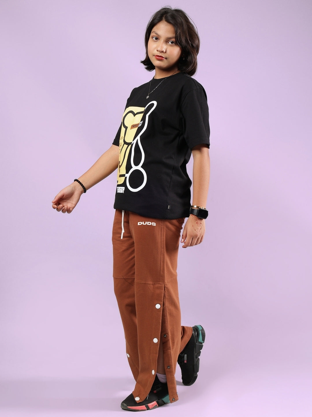 HONEY BUNNY CO-ORD FOR BOYS & GIRLS (BLACK-BROWN)