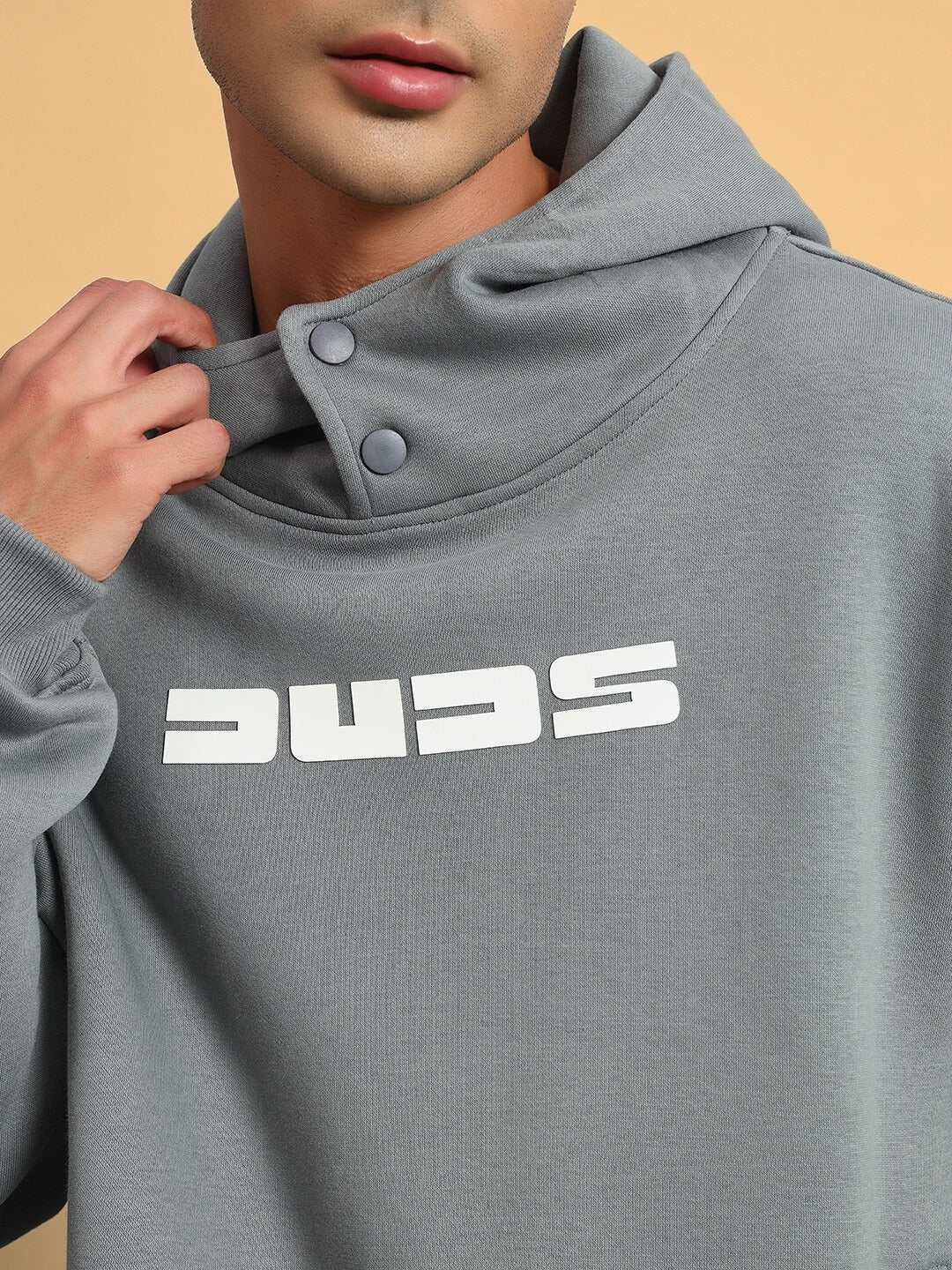 SHOOTER FLEECE HOODIE (GREY)