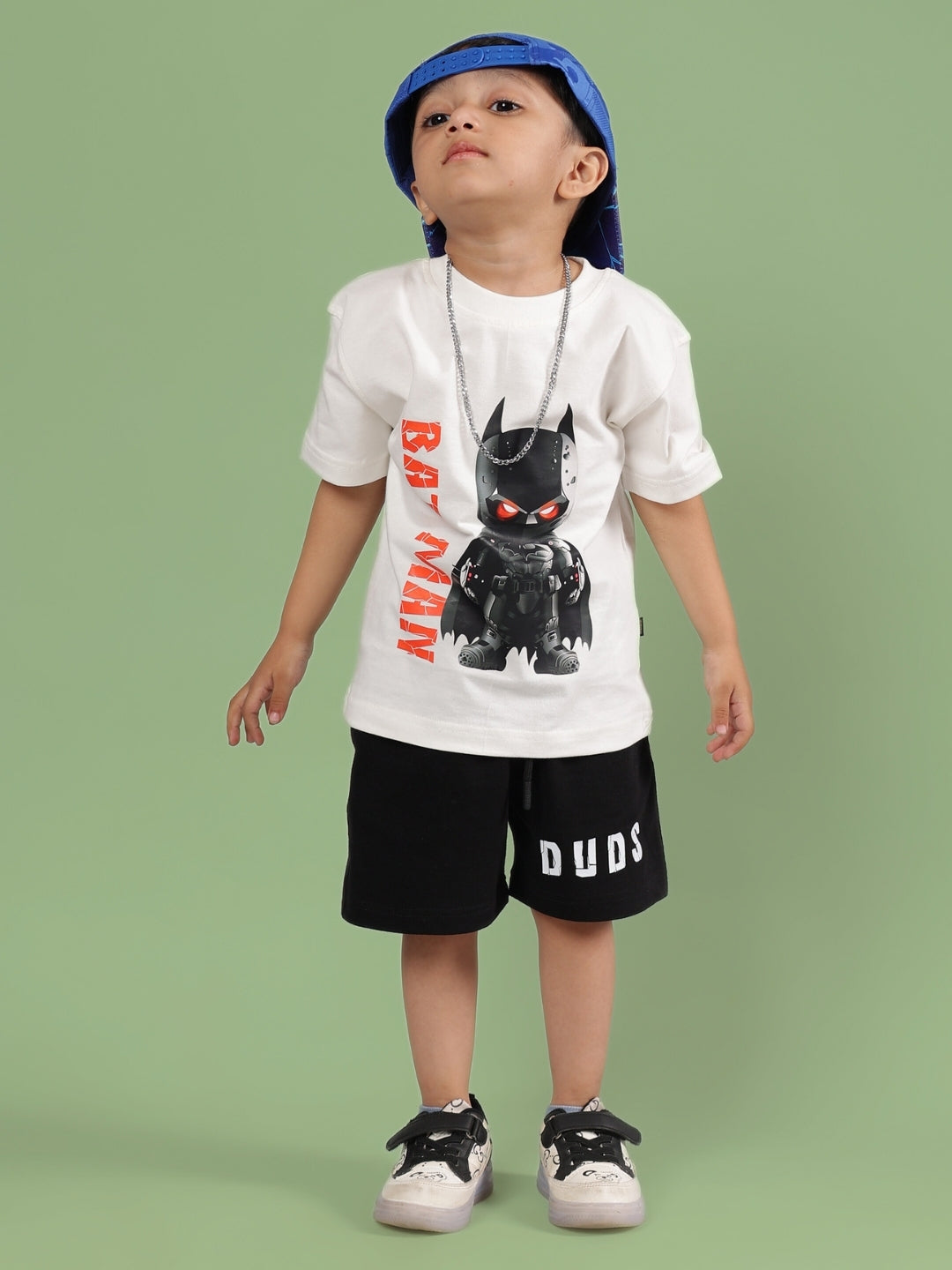 ROBIN CO-ORD FOR BOYS & GIRLS (OFF WHITE-BLACK)