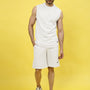 Low-key Solid  Co-Ord Set (Off-White)