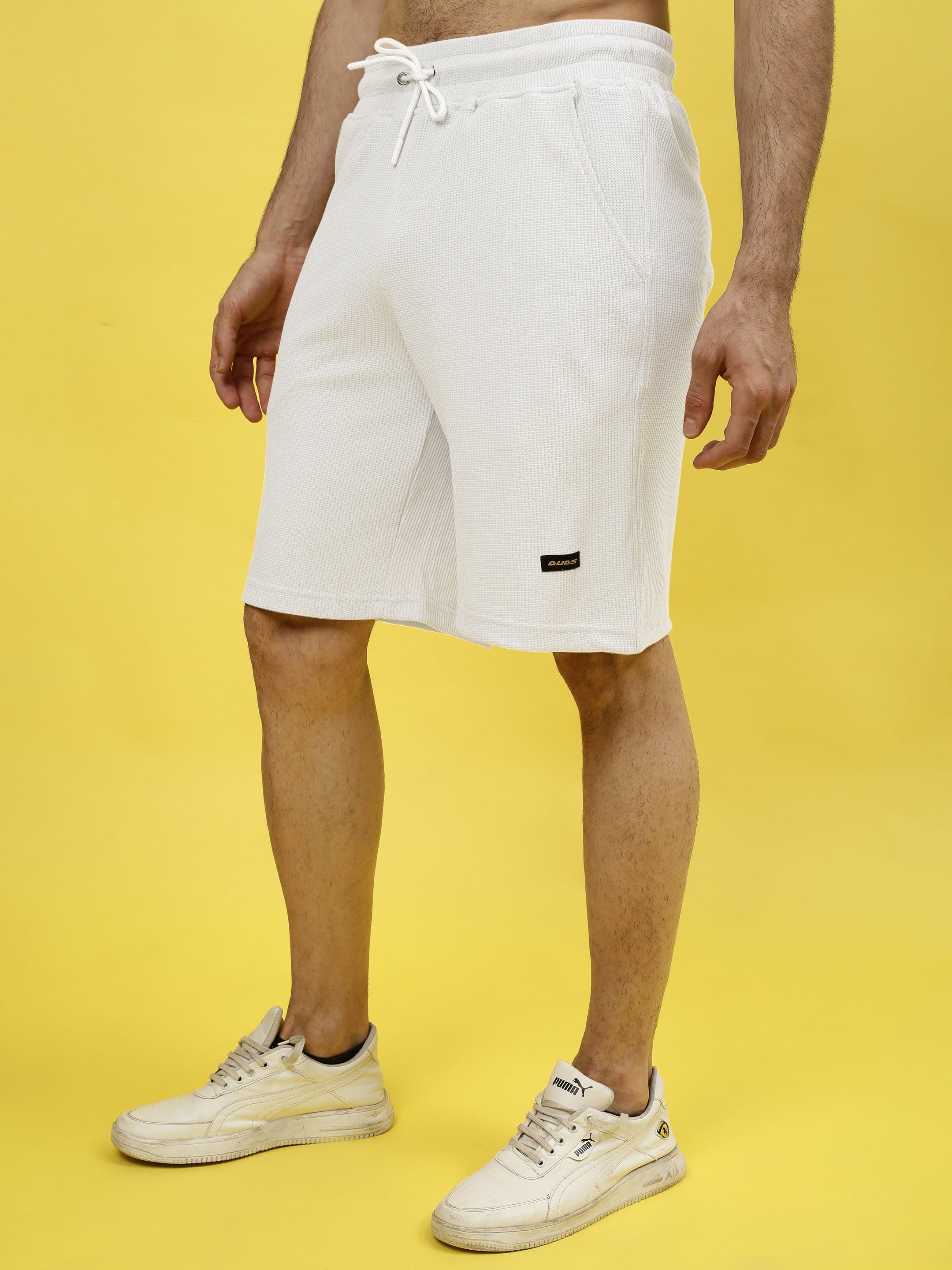 Low-key Solid  Co-Ord Set (Off-White)