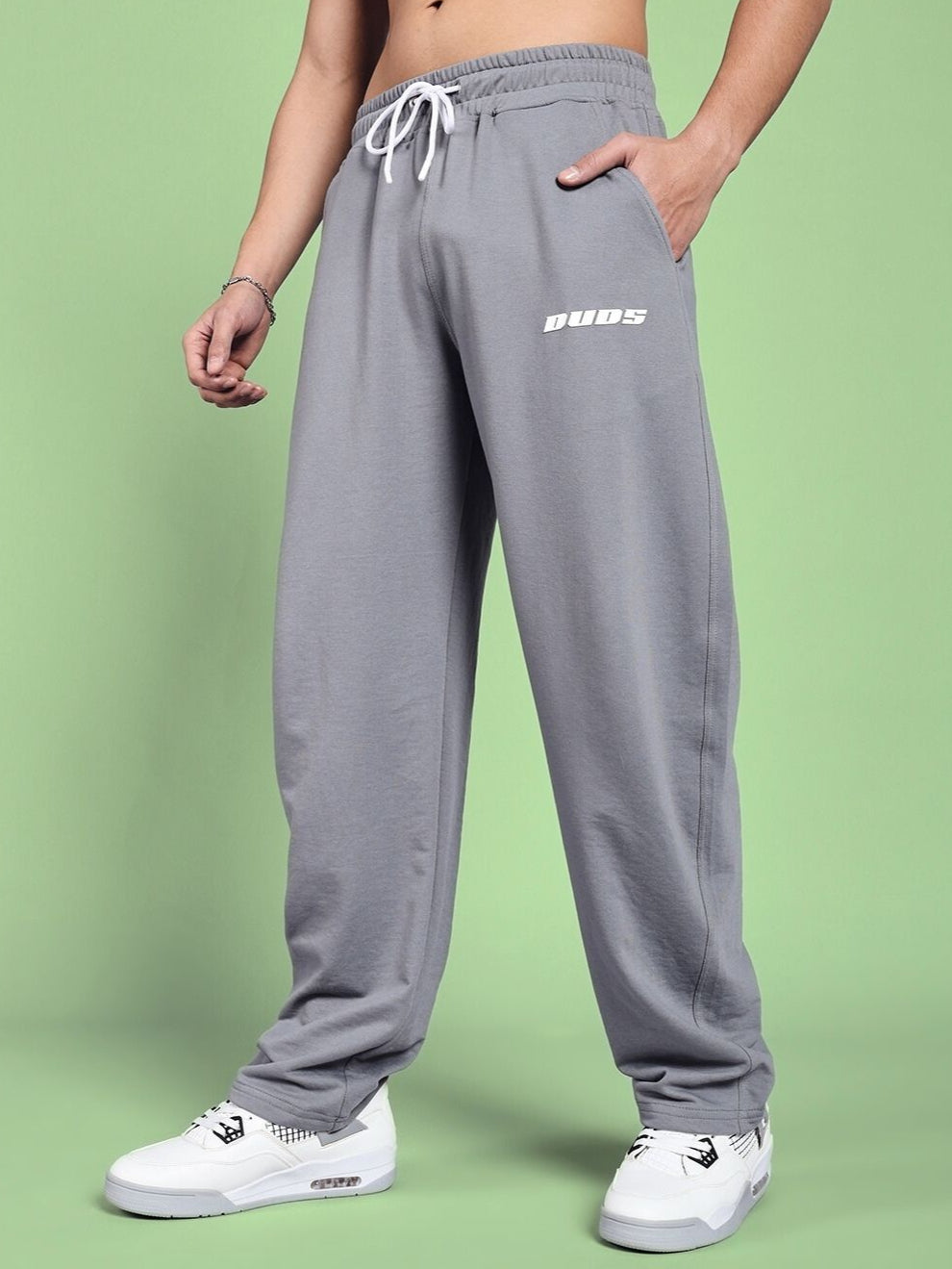 VANILLA RELAXED-FIT JOGGERS (GREY)