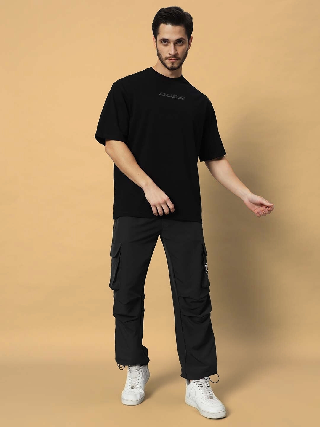 PURE MAGIC OVER-SIZED T-SHIRT (BLACK)